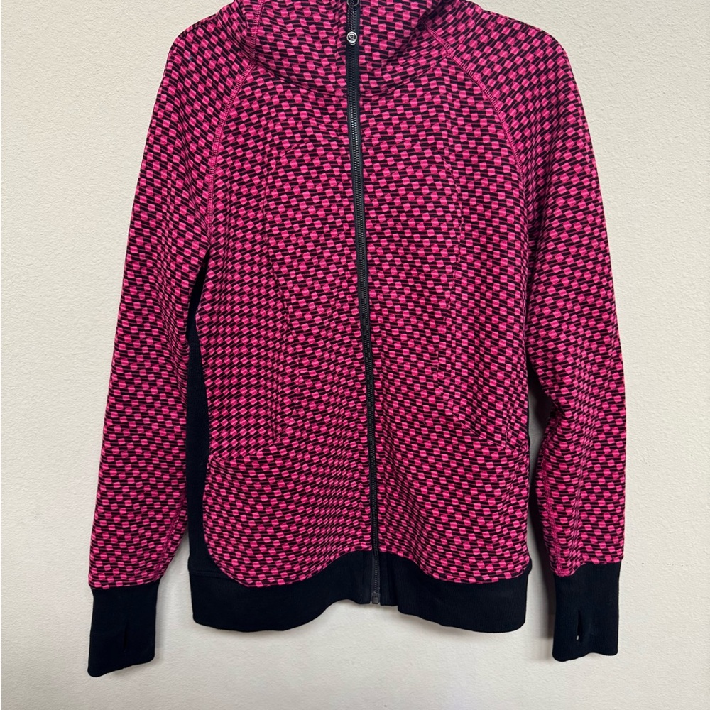 lululemon athletica Red and Black Checkered Jacket
